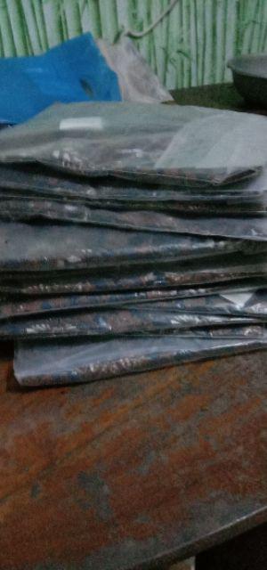 Freypv 7898 Slimfit Long Batik Black Cream M-xl Kemeja Batik