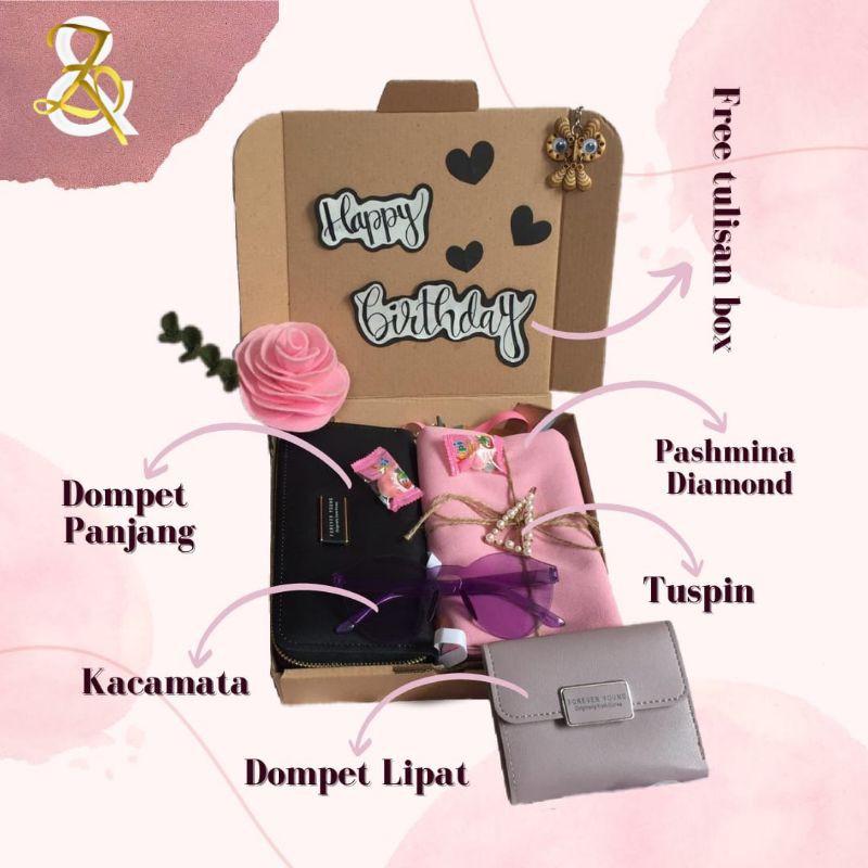 

GIFT BOX BIRTHDAY / GIFT BOX GRADUATION / HADIAH ULTAH