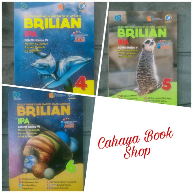 BUKU BRILIAN AKM IPA KELAS 4,5,6 SD/Mi Grafindo