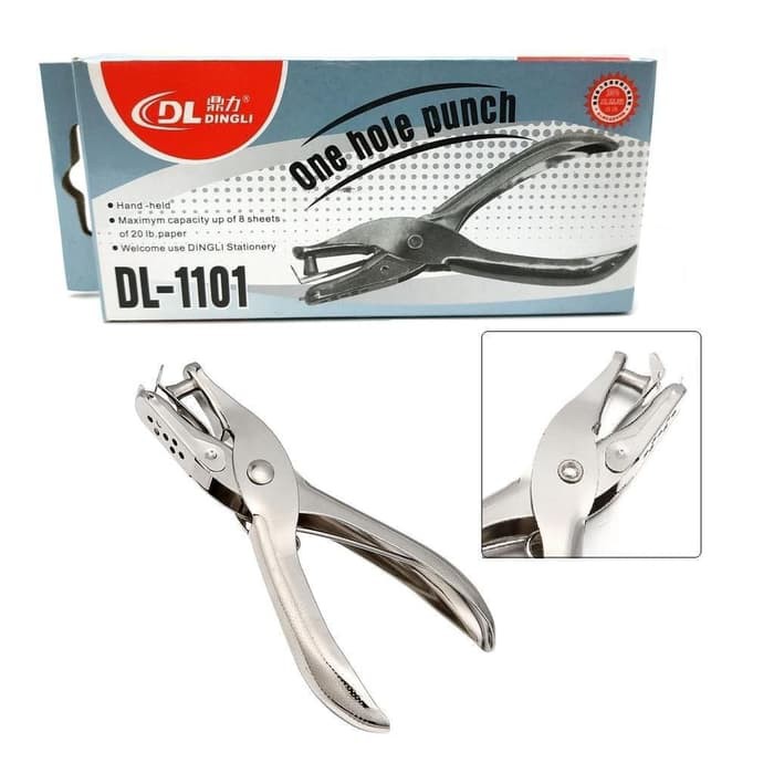 

PEMBOLONG KERTAS PELUBANG KERTAS PERFORATOR SINGLE HOLE DINGLI DL-1101/ATKProject