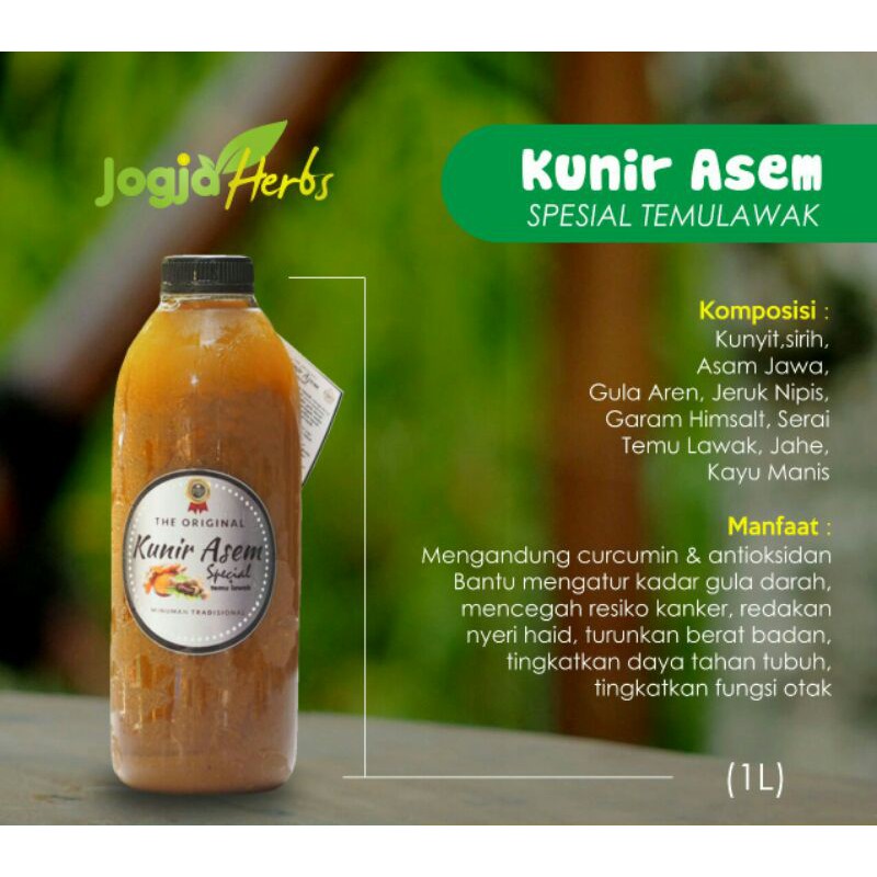 

KUNIR ASEM SPECIAL TEMULAWAK 1LITER