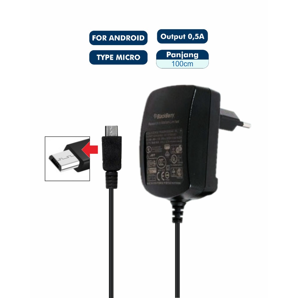 CHARGER BB8520 BB 8520 MICRO 0.5A 1M