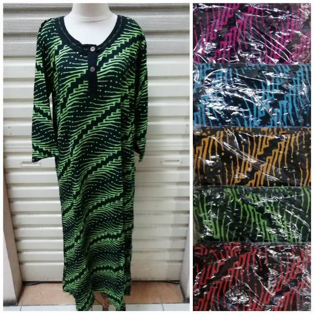 GROSIR DASTER MUSLIM BATIK RAYON CAP "ABAYA" by Batik Cendana