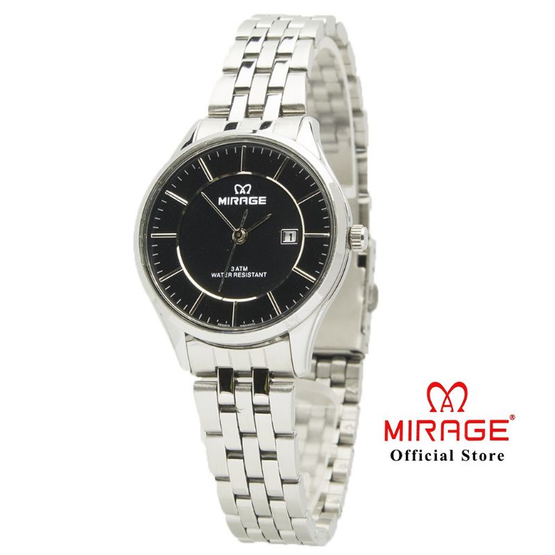 READY JAM TANGAN MIRAGE ORIGINAL WANITA 8544L TALI RANTAI.