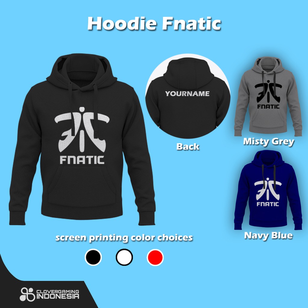 Hoodie Fnatic Logo Official - Prmeium Hoodie