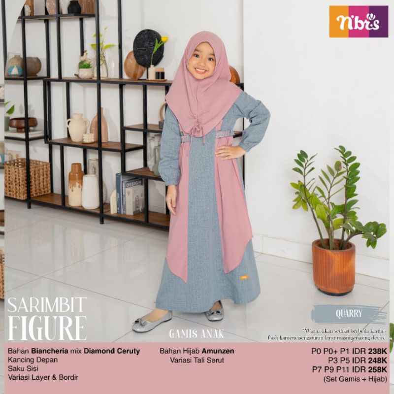 FIGURE NIBRAS GAMIS ANAK