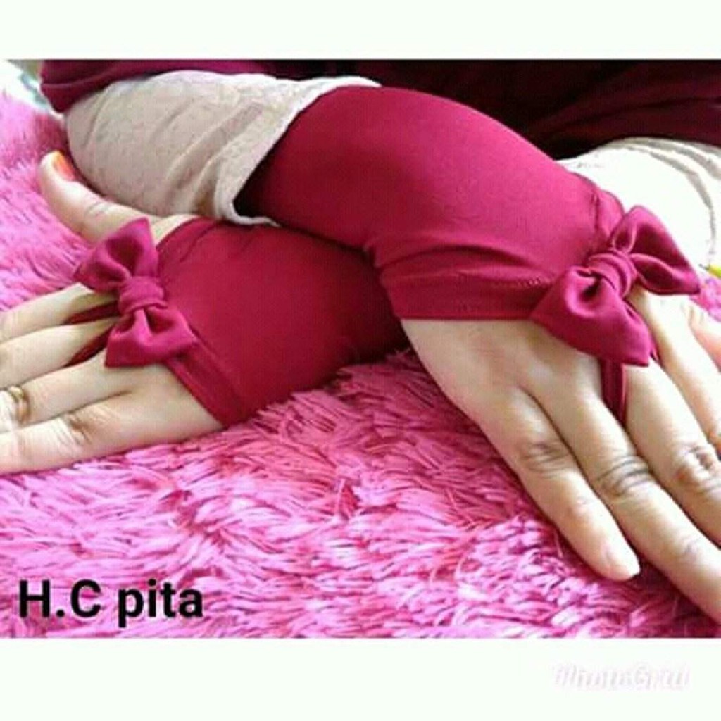 [HUSNA HIJAB]  Handsock Cincin Pita Tengah / Handsock Pita