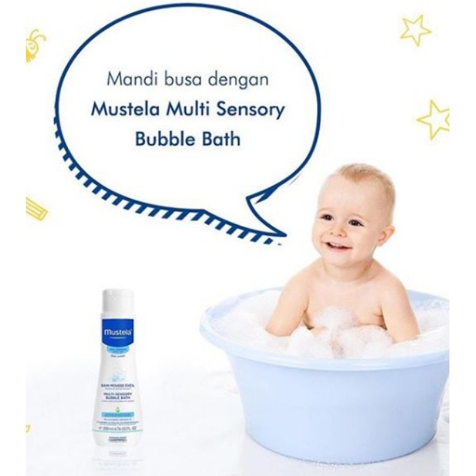 Mustela Multi Sensory Bubble Bath 200ml