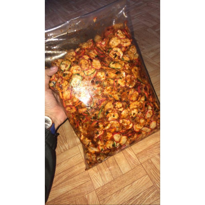 

KERUPUK DAUN JERUK PEDAS 1kg
