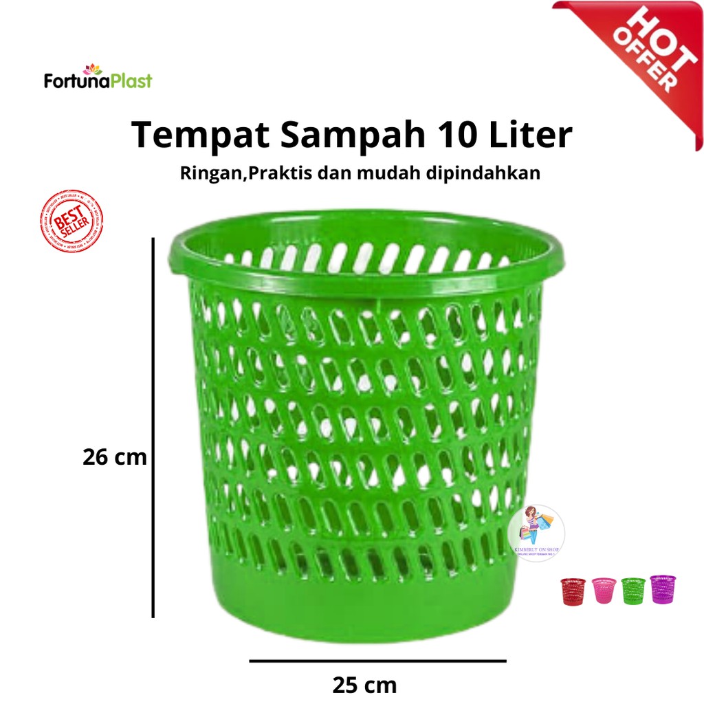 Tempat Sampah / Keranjang 10 Liter - Happy Panda