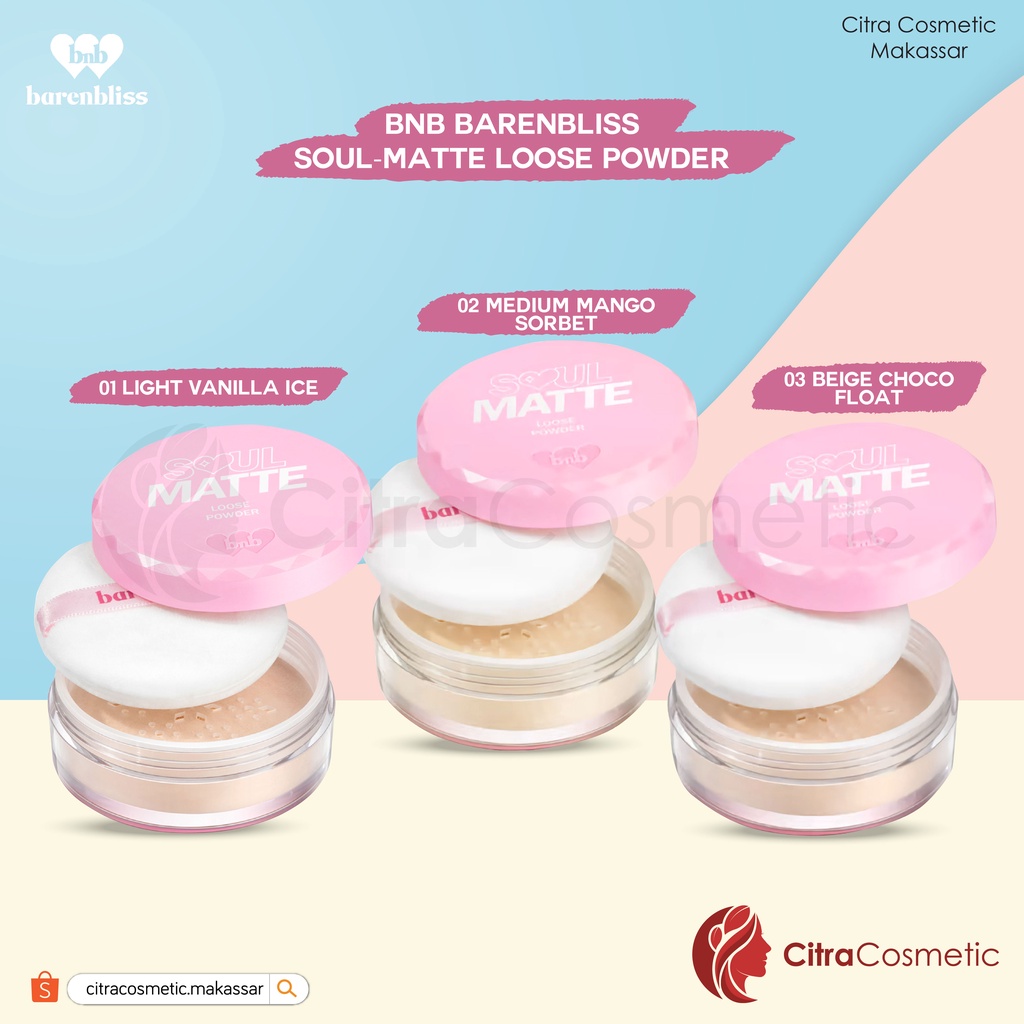 Barenbliss Soul-Matte Loose Powder Series