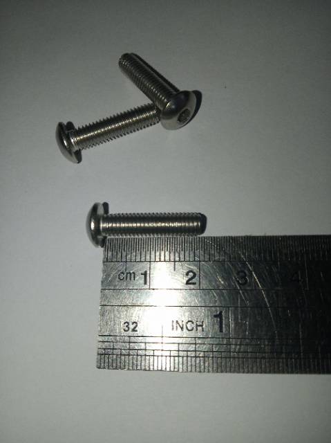 Button L M5 x 20 (2cm) stainless 304