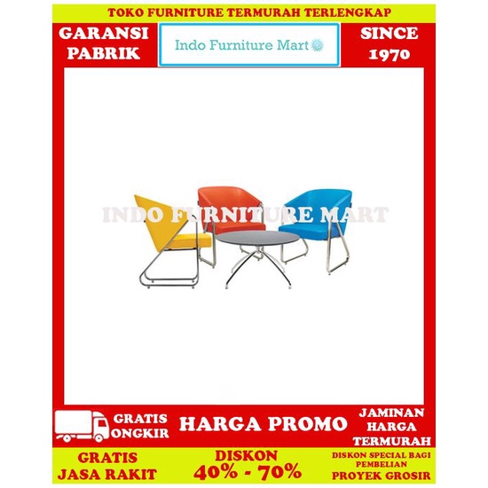 Sofa Minimalis Ruang Tamu Kursi 1 Seater Indachi Type Voyer