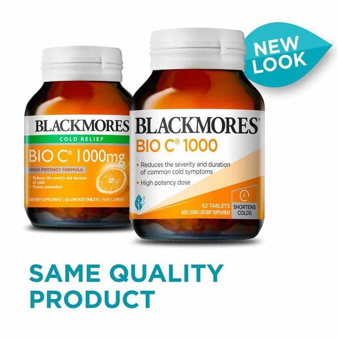 BLACKMORES BIO C 1000 ISI 30 KAPSUL / Vitamin C / Daya Tahan Tubuh