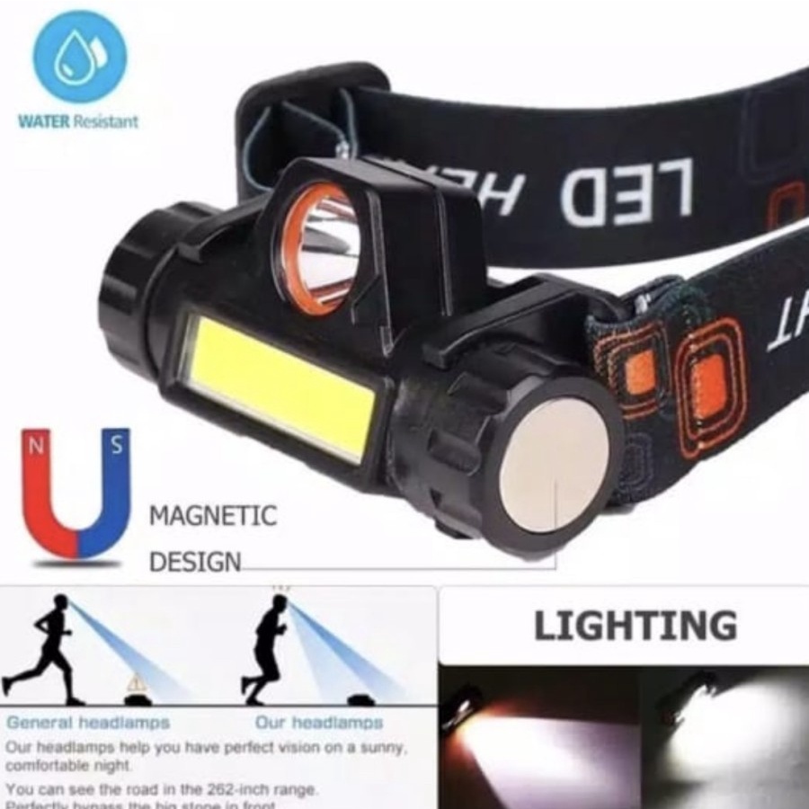 senter kepala led paling bagus terang dan tahan lama murah