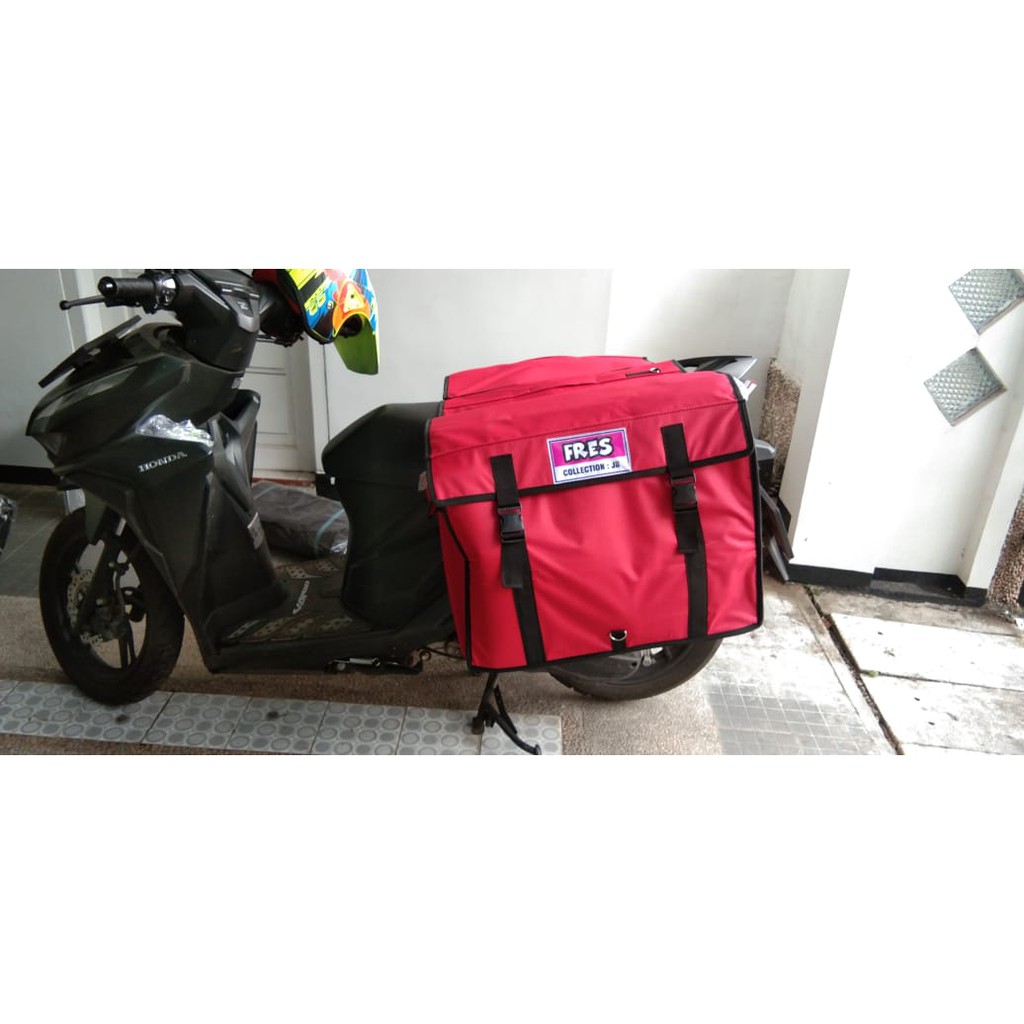 BLACKPINK  Tas Motor Super Jumbo Untuk Kurir pos laundry dan delivery Murah