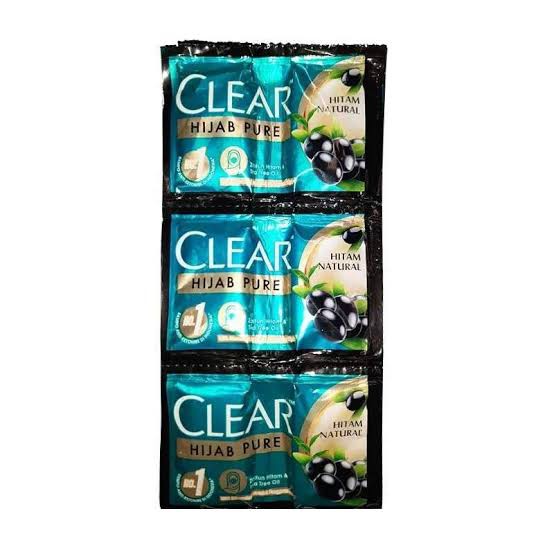 Clear Hijab Pure Shampoo Sachet 9ml (12 Sachet)