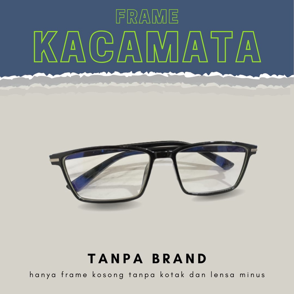 Frame Kacamata tanpa lensa minus dan kotak ( BINTANG ACC )