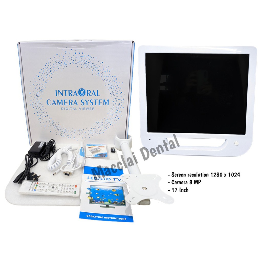 DENTAL INTRA ORAL CAMERA / KAMERA INTRAORAL LENGKAP BRACKET MONITOR