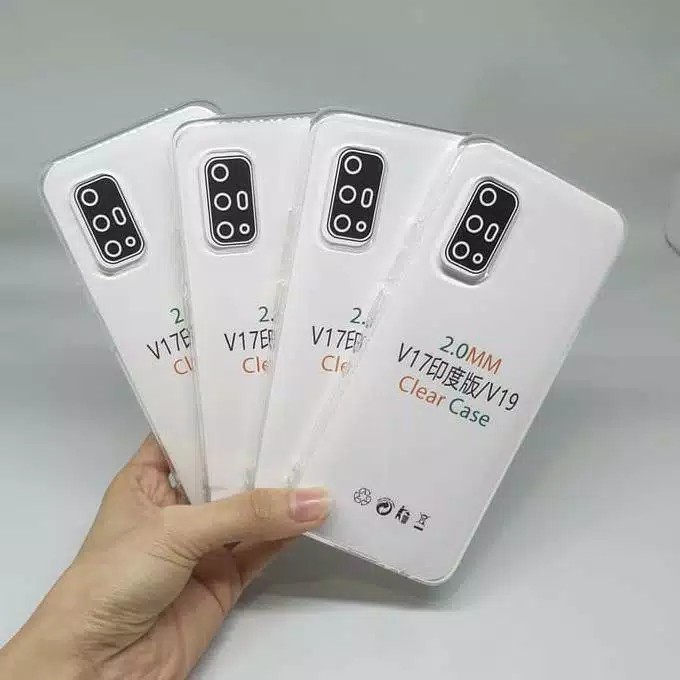 Softcase HD VIVO V17 Case TPU Silicon Bening Casing Transparant