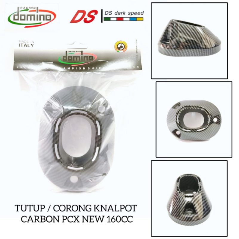 tutup Cover corong knapot Carbon Pcx160 new / Vario160 new Pnp