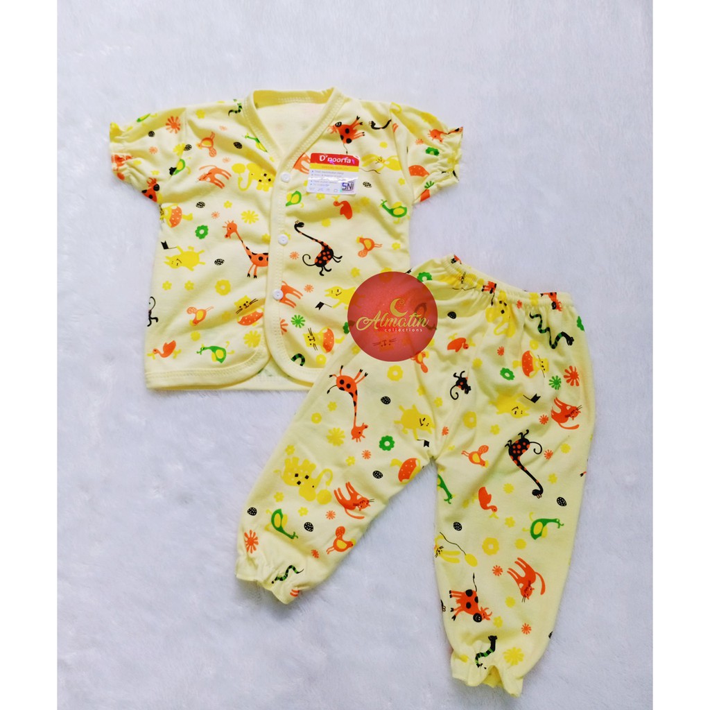 Setelan Baju Bayi Bahan Katun SNI / Baju Bayi Panjang