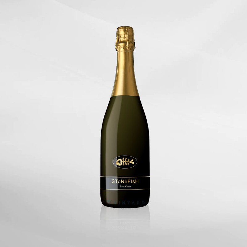 Stone Fish Brut Cuvee 750 ml ( Original &amp; Resmi By Vinyard )