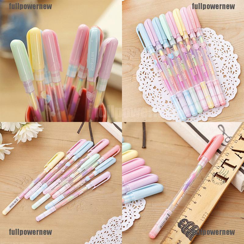 【COD】FLID 1Pcs Pen Ballpoint dengan 6 Warna Lucu