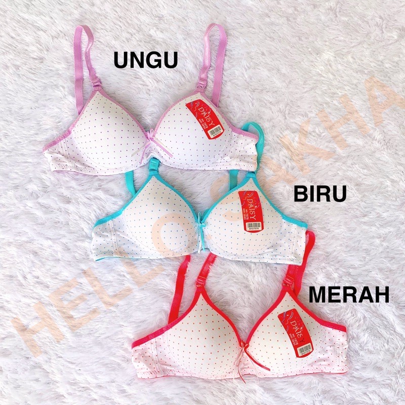 BRA REMAJA BUSA POLKADOT / BH ANAK PEREMPUAN CEWEK WANITA ABG MINIBRA MINISET STEP 2 MINI