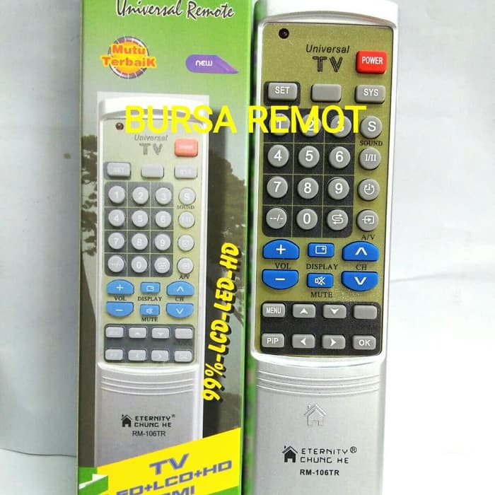 Remot Remote Tv Multi Universal Tabung Chunghe type 106 Ecer dan Grosir