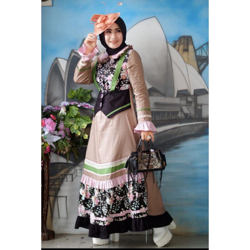 gamis muslimah terbaru original esme l
