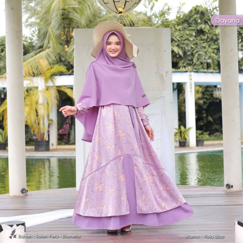 Dayana Dress Set Khimar by SS Hijab