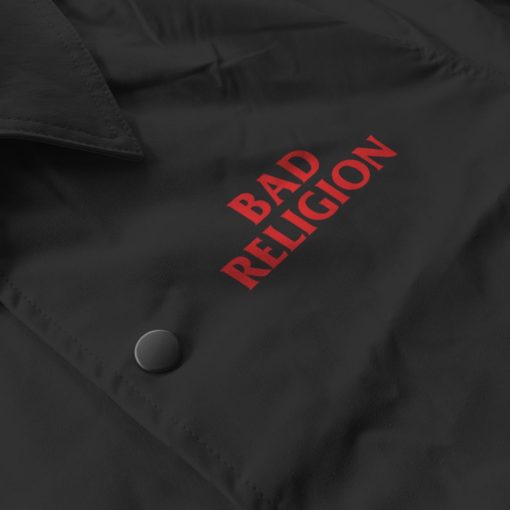 COACH JAKET BAND BAD RELIGION | WINDBREAKER JACKET PRIA WANITA ANTI AIR