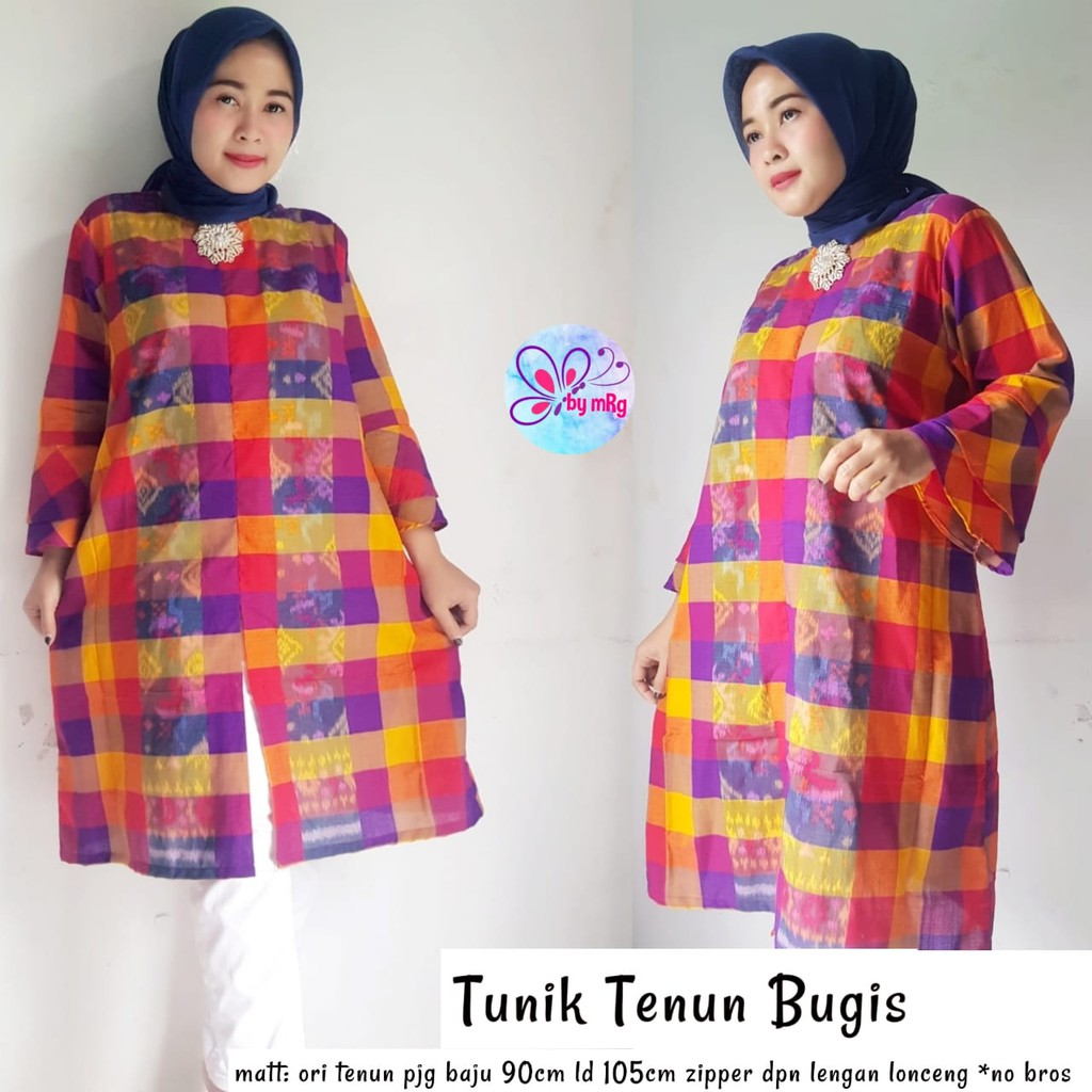 Tunik Tenun Songket Bugis