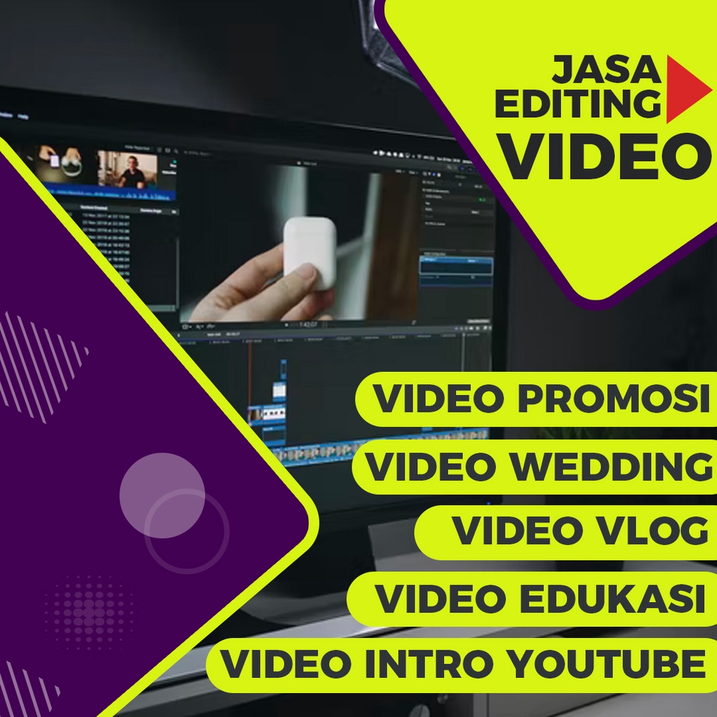 JASA Edit VIDEO PRO /Jasa Editing Video Promosi Wedding VLOG TUGAS