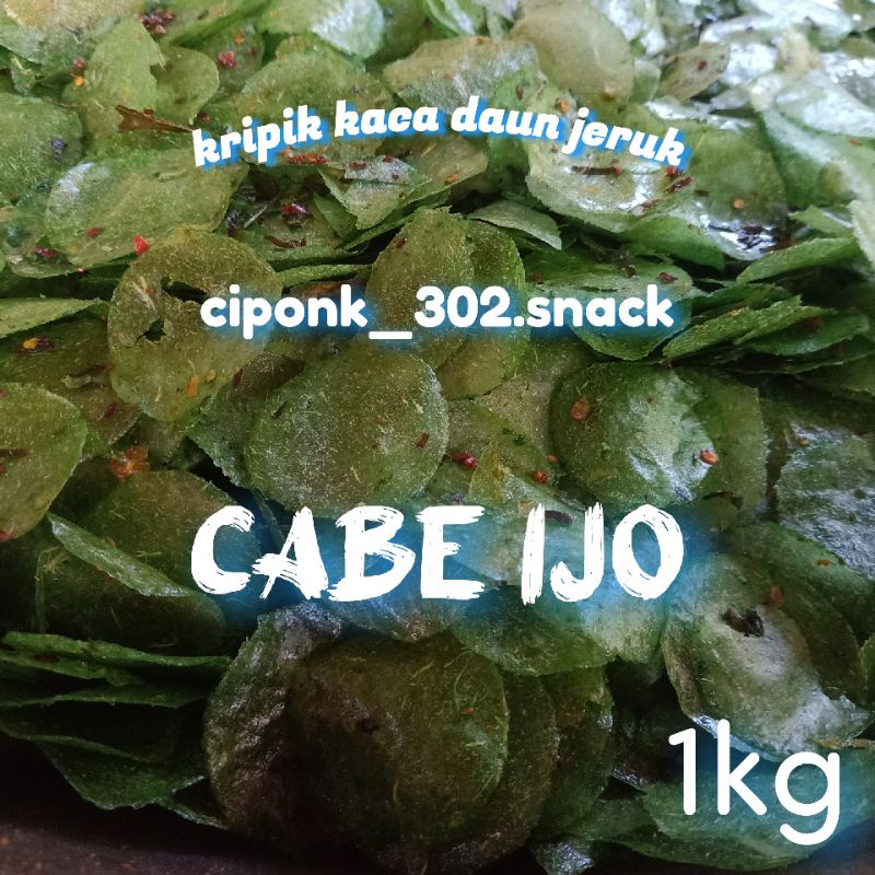 

kripik kaca cabe ijo 1kg