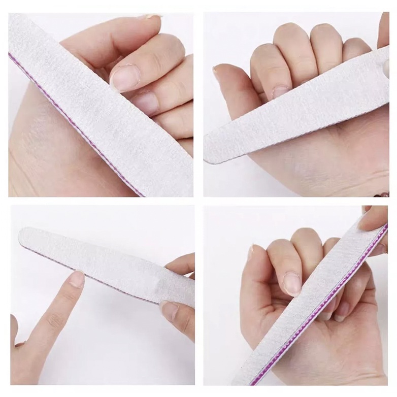 Nail File Diamond 100/180 Nail O.P.I Nail Grit Pengasah Kuku Buffer Sanding Alat Kikir Kuku Berfungsi Membentuk Dan Merapikan Kuku KU013