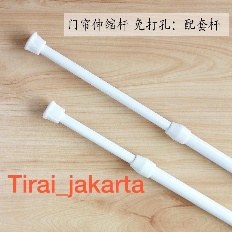 tiang fleksibel / tiang pintu 30cm - 50cm/ tiang kamar mandi/ tiang ajaib/ tiang tanpa paku/ tongkat horden/ tongkat gorden/ tongkat kolong dapur/ tongkat fleksibel/ tongkat tirai/ tongkat ajaib/ pipa ajaib/ tiang tirai/ tongkat pipa