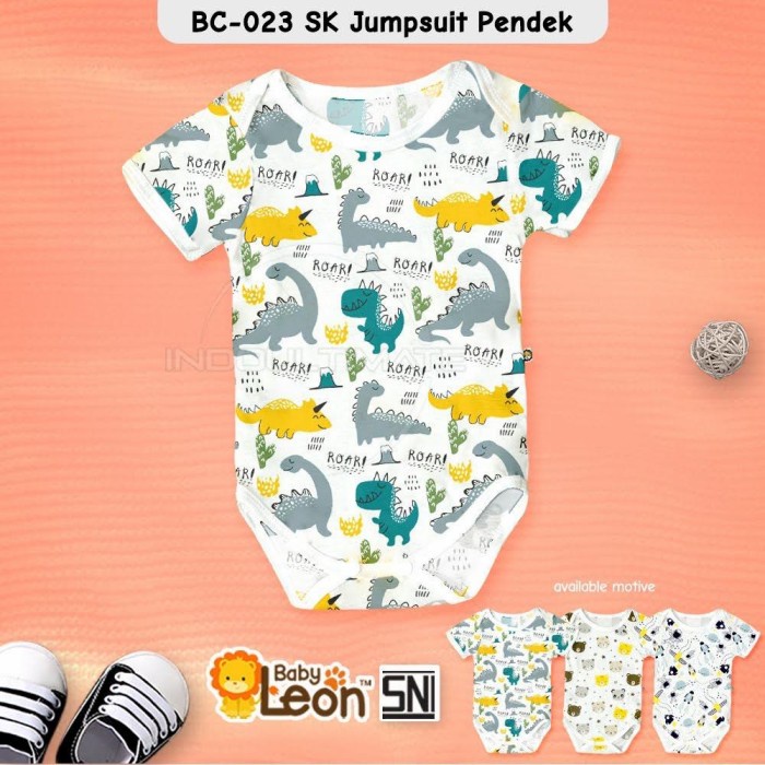 Jumper Anak Bayi Baby Leon Baju Bayi Baby Jumper Jumpsuit Anak Bayi