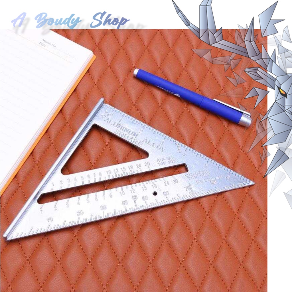 

Penggaris tukang Pembuat Siku Sudut 90 Derajat Mistar Triangle Ruler Aluminium Multifungsi