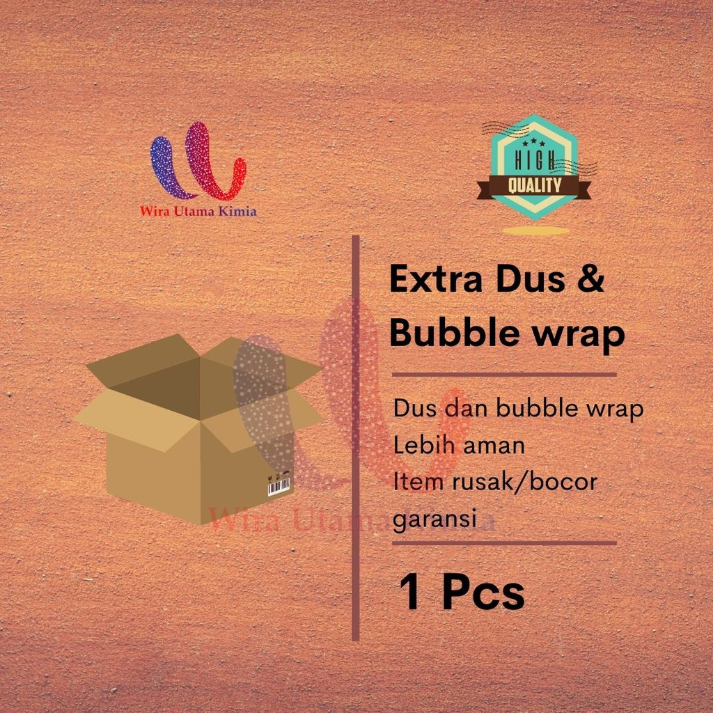 Extra packing kardus dan bubble wrap