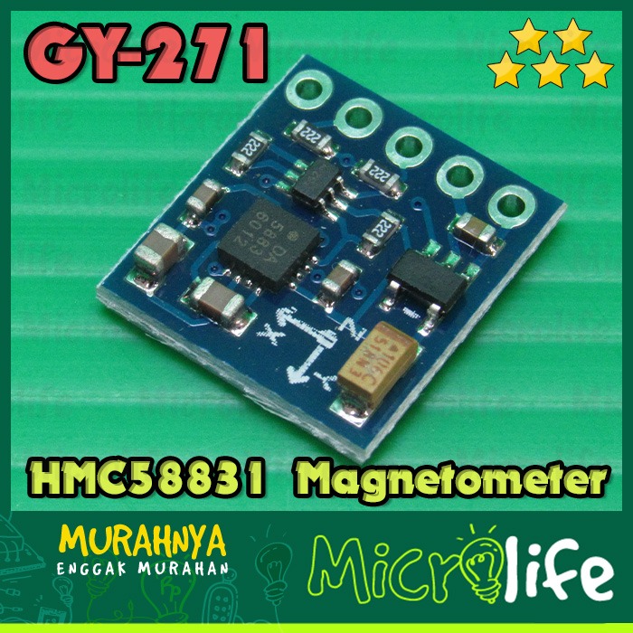 GY-271 HMC58831 Magnetometer Compass Module