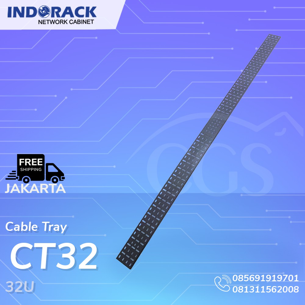 CT32 CABLE TRAY INDORACK WIRING MANAGEMENT 32U