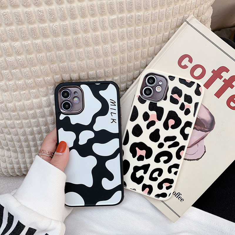 【Removable lens】 casing iphone Leopard print is suitable casing iphone for iPhone 12 pro max iPhone case 11 Pro Max soft case iPhone 7 8 Plus X Xr Xs XsMax se2020 soft shell