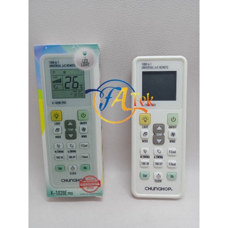 REMOT AC MULTI / UNIVERSAL 1001 CHUNGHOP REMOTE AC MULTI | REMOTE AC UNIVERSAL | REMOTE CHUNG HOP | 