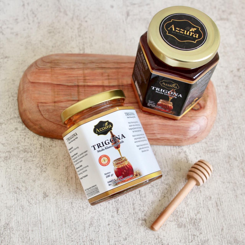 

Azzura Madu Murni Trigona Klanceng Putih Raw Honey Meningkatkan Stamina Melancarkan peredaran darah/Ingrediant gula, mineral, vitamin, protein dan asam amino