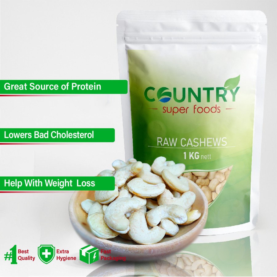 

[ 1 Kg ] Raw Cashews | Kacang Mede/Mete Mentah