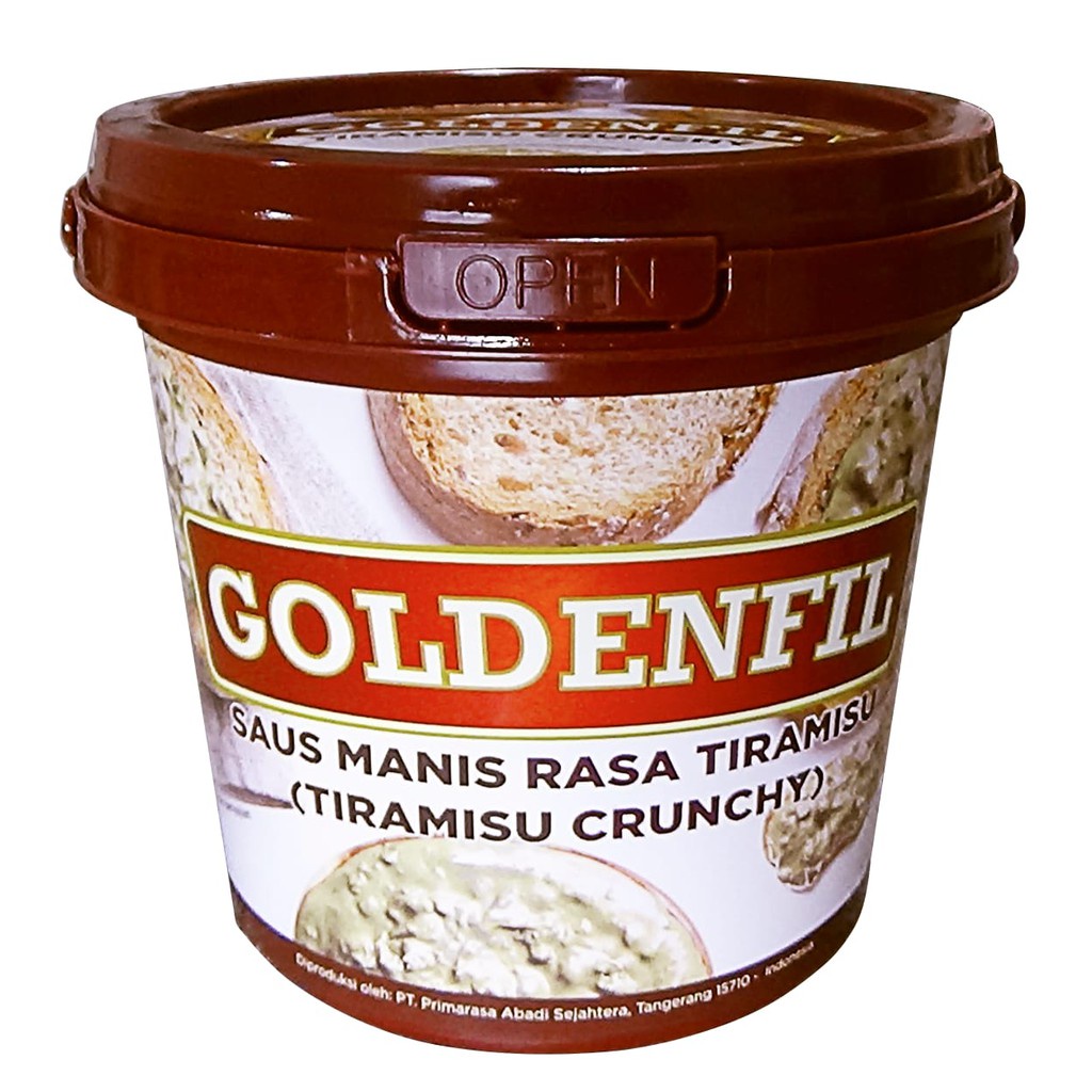 

Goldenfil Tiramisu Crunchy 1kg Selai Saus Olesan Manis Rasa Tiramisu