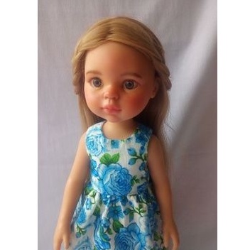 dress homemade paola reina doll baju boneka