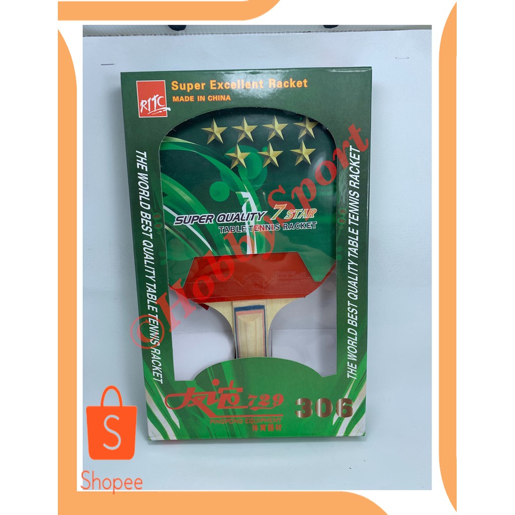 Jual tools Bat Bet Bad Pingpong / Tenis Meja 729 RITC 7 Star Super Q Origin Diskon